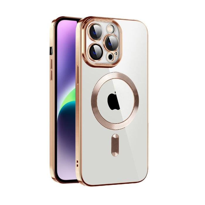 Caja de teléfono MagSafe de TPU con revestimiento de textura de CD con película de lente, For iPhone 14, For iPhone 14 Plus, For iPhone 14 Pro, For iPhone 14 Pro Max, For iPhone 13, For iPhone 13 Pro, For iPhone 13 Pro Max, For iPhone 12               ...