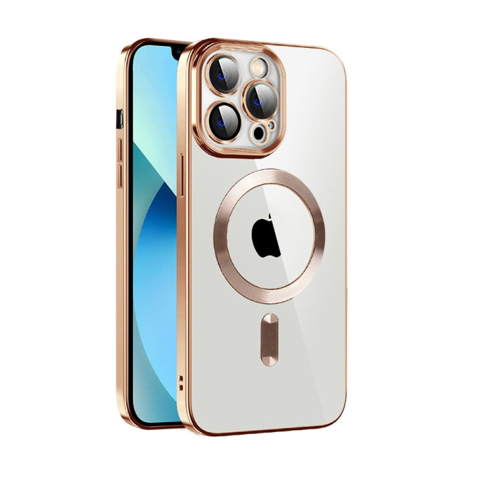Caja de teléfono MagSafe de TPU con revestimiento de textura de CD con película de lente, For iPhone 14, For iPhone 14 Plus, For iPhone 14 Pro, For iPhone 14 Pro Max, For iPhone 13, For iPhone 13 Pro, For iPhone 13 Pro Max, For iPhone 12               ...