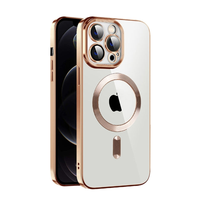 Caja de teléfono MagSafe de TPU con revestimiento de textura de CD con película de lente, For iPhone 14, For iPhone 14 Plus, For iPhone 14 Pro, For iPhone 14 Pro Max, For iPhone 13, For iPhone 13 Pro, For iPhone 13 Pro Max, For iPhone 12               ...