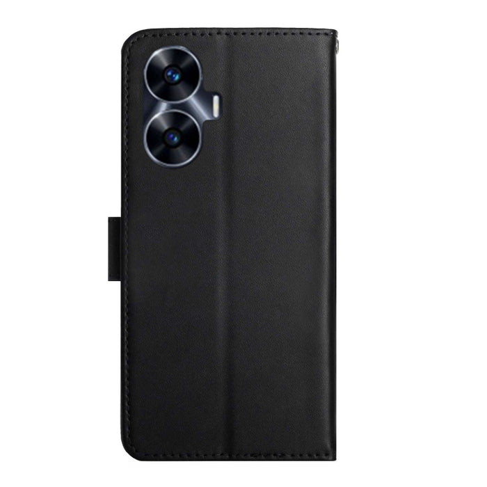 Estuche para teléfono con tapa a prueba de huellas dactilares de cuero genuino, For Realme C55, For Xiaomi Redmi Note 12 4G Global, For Honor X9a 5G / Magic5 Lite, For Honor X5 4G