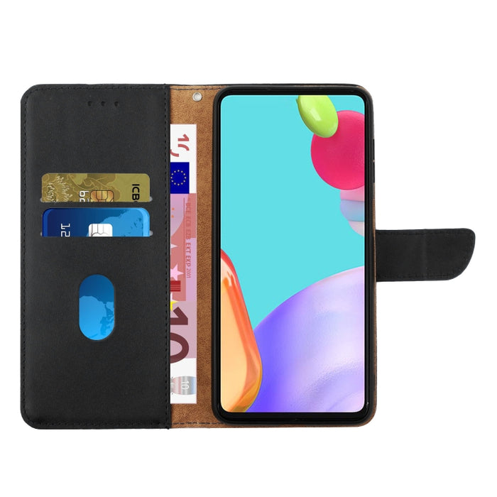 Estuche para teléfono con tapa a prueba de huellas dactilares de cuero genuino, For Realme C55, For Xiaomi Redmi Note 12 4G Global, For Honor X9a 5G / Magic5 Lite, For Honor X5 4G