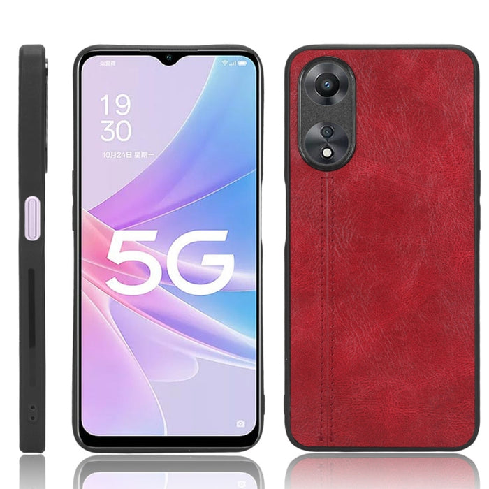 Coser vaca patrón piel PC + PU + TPU caja del teléfono, For OPPO A58 5G, For Realme C30s/C30 4G, For Infinix Note 11/Note 12 G88, For Infinix Note 12 G96, For Xiaomi Redmi K60 5G, For Xiaomi Redmi K60E 5G, For Xiaomi Redmi Note 12 Pro 5G               ...