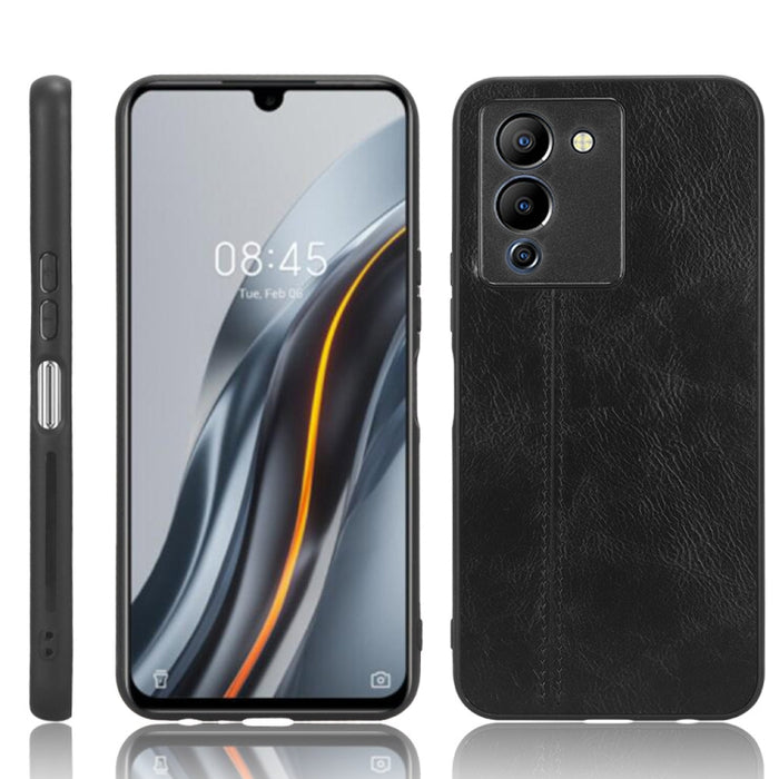 Coser vaca patrón piel PC + PU + TPU caja del teléfono, For OPPO A58 5G, For Realme C30s/C30 4G, For Infinix Note 11/Note 12 G88, For Infinix Note 12 G96, For Xiaomi Redmi K60 5G, For Xiaomi Redmi K60E 5G, For Xiaomi Redmi Note 12 Pro 5G               ...