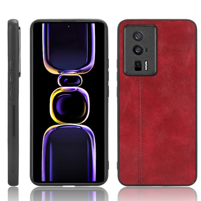 Coser vaca patrón piel PC + PU + TPU caja del teléfono, For OPPO A58 5G, For Realme C30s/C30 4G, For Infinix Note 11/Note 12 G88, For Infinix Note 12 G96, For Xiaomi Redmi K60 5G, For Xiaomi Redmi K60E 5G, For Xiaomi Redmi Note 12 Pro 5G               ...