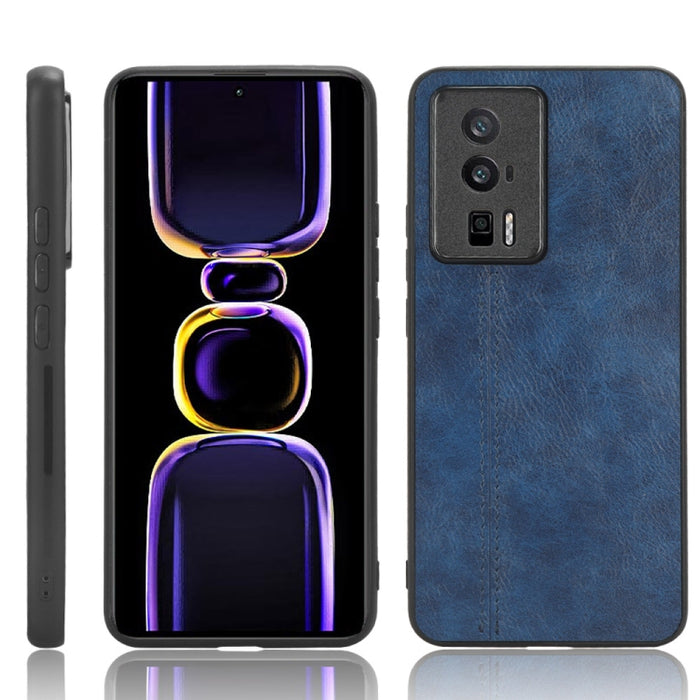 Coser vaca patrón piel PC + PU + TPU caja del teléfono, For OPPO A58 5G, For Realme C30s/C30 4G, For Infinix Note 11/Note 12 G88, For Infinix Note 12 G96, For Xiaomi Redmi K60 5G, For Xiaomi Redmi K60E 5G, For Xiaomi Redmi Note 12 Pro 5G               ...