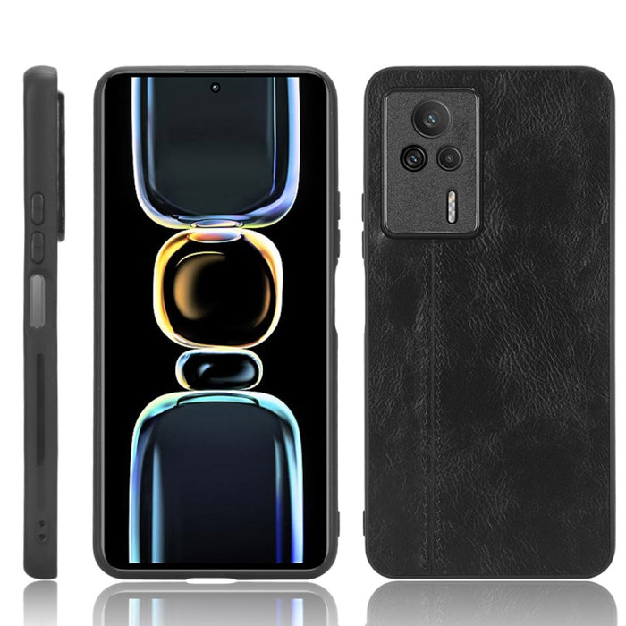 Coser vaca patrón piel PC + PU + TPU caja del teléfono, For OPPO A58 5G, For Realme C30s/C30 4G, For Infinix Note 11/Note 12 G88, For Infinix Note 12 G96, For Xiaomi Redmi K60 5G, For Xiaomi Redmi K60E 5G, For Xiaomi Redmi Note 12 Pro 5G               ...