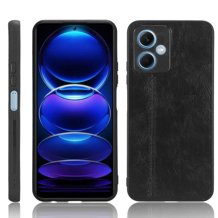 Coser vaca patrón piel PC + PU + TPU caja del teléfono, For OPPO A58 5G, For Realme C30s/C30 4G, For Infinix Note 11/Note 12 G88, For Infinix Note 12 G96, For Xiaomi Redmi K60 5G, For Xiaomi Redmi K60E 5G, For Xiaomi Redmi Note 12 Pro 5G               ...