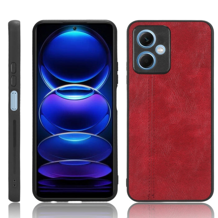 Coser vaca patrón piel PC + PU + TPU caja del teléfono, For OPPO A58 5G, For Realme C30s/C30 4G, For Infinix Note 11/Note 12 G88, For Infinix Note 12 G96, For Xiaomi Redmi K60 5G, For Xiaomi Redmi K60E 5G, For Xiaomi Redmi Note 12 Pro 5G               ...
