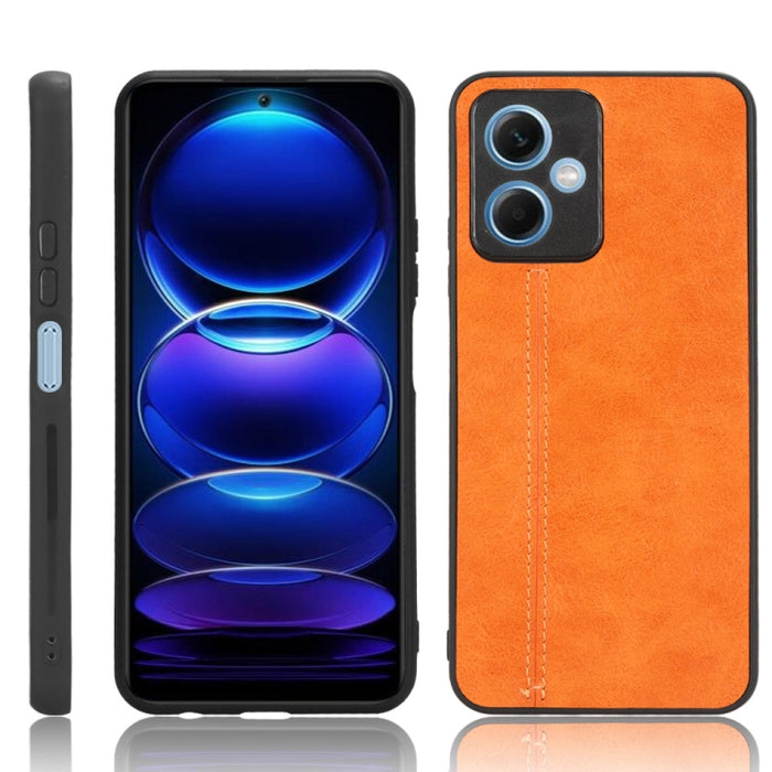 Coser vaca patrón piel PC + PU + TPU caja del teléfono, For OPPO A58 5G, For Realme C30s/C30 4G, For Infinix Note 11/Note 12 G88, For Infinix Note 12 G96, For Xiaomi Redmi K60 5G, For Xiaomi Redmi K60E 5G, For Xiaomi Redmi Note 12 Pro 5G               ...