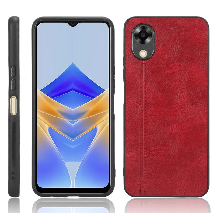 Coser vaca patrón piel PC + PU + TPU caja del teléfono, For OPPO A58 5G, For Realme C30s/C30 4G, For Infinix Note 11/Note 12 G88, For Infinix Note 12 G96, For Xiaomi Redmi K60 5G, For Xiaomi Redmi K60E 5G, For Xiaomi Redmi Note 12 Pro 5G               ...