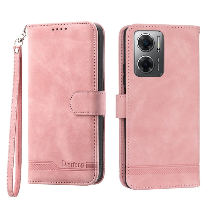Funda de cuero para teléfono Dierfeng Dream Line, For Xiaomi Redmi 10 5G, For Xiaomi Redmi Note 10, For Xiaomi Redmi Note 10 Pro, For Xiaomi Poco M4 Pro 4G, For Xiaomi Poco X4 Pro 5G, For Xiaomi Redmi A1+, For Samsung Galaxy A04e, For Realme C20       ...