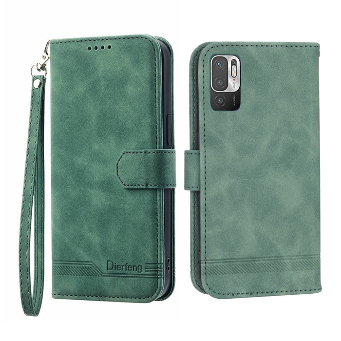 Funda de cuero para teléfono Dierfeng Dream Line, For Xiaomi Redmi 10 5G, For Xiaomi Redmi Note 10, For Xiaomi Redmi Note 10 Pro, For Xiaomi Poco M4 Pro 4G, For Xiaomi Poco X4 Pro 5G, For Xiaomi Redmi A1+, For Samsung Galaxy A04e, For Realme C20       ...