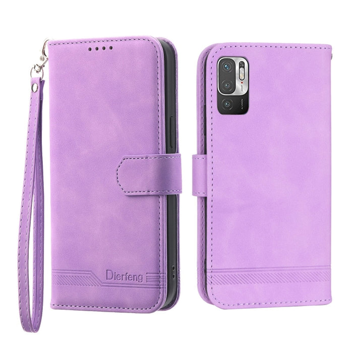 Funda de cuero para teléfono Dierfeng Dream Line, For Xiaomi Redmi 10 5G, For Xiaomi Redmi Note 10, For Xiaomi Redmi Note 10 Pro, For Xiaomi Poco M4 Pro 4G, For Xiaomi Poco X4 Pro 5G, For Xiaomi Redmi A1+, For Samsung Galaxy A04e, For Realme C20       ...