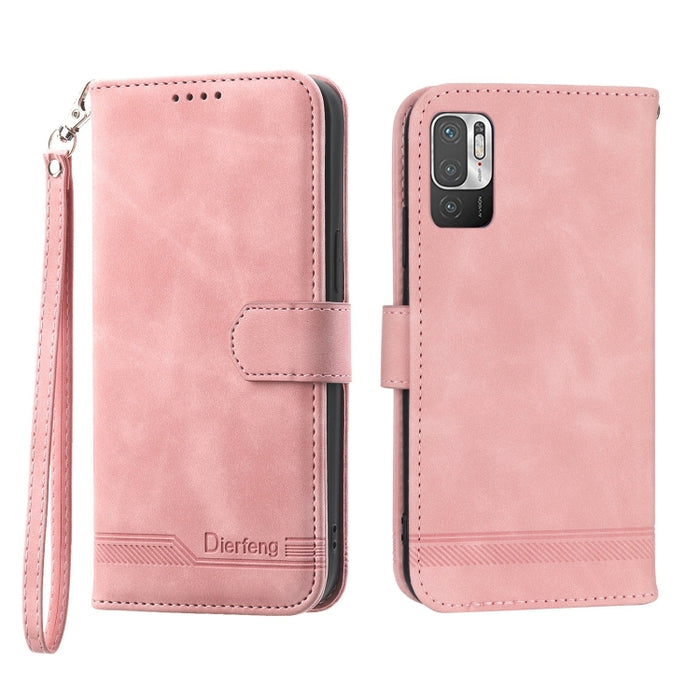 Funda de cuero para teléfono Dierfeng Dream Line, For Xiaomi Redmi 10 5G, For Xiaomi Redmi Note 10, For Xiaomi Redmi Note 10 Pro, For Xiaomi Poco M4 Pro 4G, For Xiaomi Poco X4 Pro 5G, For Xiaomi Redmi A1+, For Samsung Galaxy A04e, For Realme C20       ...