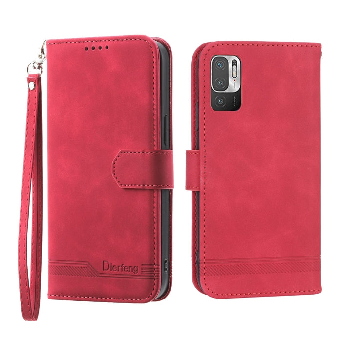 Funda de cuero para teléfono Dierfeng Dream Line, For Xiaomi Redmi 10 5G, For Xiaomi Redmi Note 10, For Xiaomi Redmi Note 10 Pro, For Xiaomi Poco M4 Pro 4G, For Xiaomi Poco X4 Pro 5G, For Xiaomi Redmi A1+, For Samsung Galaxy A04e, For Realme C20       ...
