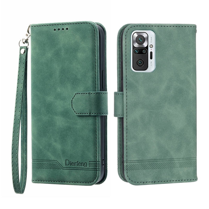 Funda de cuero para teléfono Dierfeng Dream Line, For Xiaomi Redmi 10 5G, For Xiaomi Redmi Note 10, For Xiaomi Redmi Note 10 Pro, For Xiaomi Poco M4 Pro 4G, For Xiaomi Poco X4 Pro 5G, For Xiaomi Redmi A1+, For Samsung Galaxy A04e, For Realme C20       ...