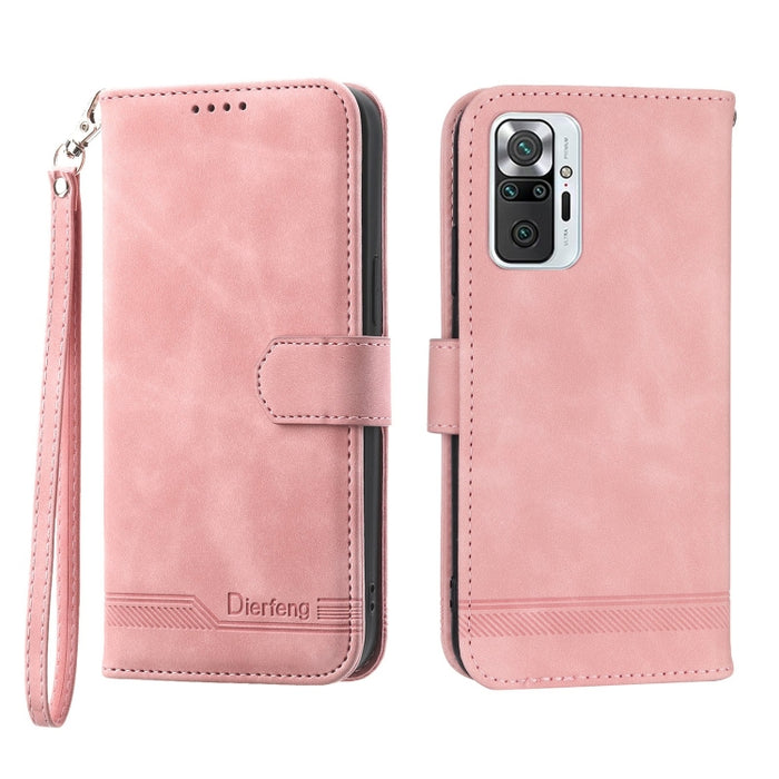 Funda de cuero para teléfono Dierfeng Dream Line, For Xiaomi Redmi 10 5G, For Xiaomi Redmi Note 10, For Xiaomi Redmi Note 10 Pro, For Xiaomi Poco M4 Pro 4G, For Xiaomi Poco X4 Pro 5G, For Xiaomi Redmi A1+, For Samsung Galaxy A04e, For Realme C20       ...