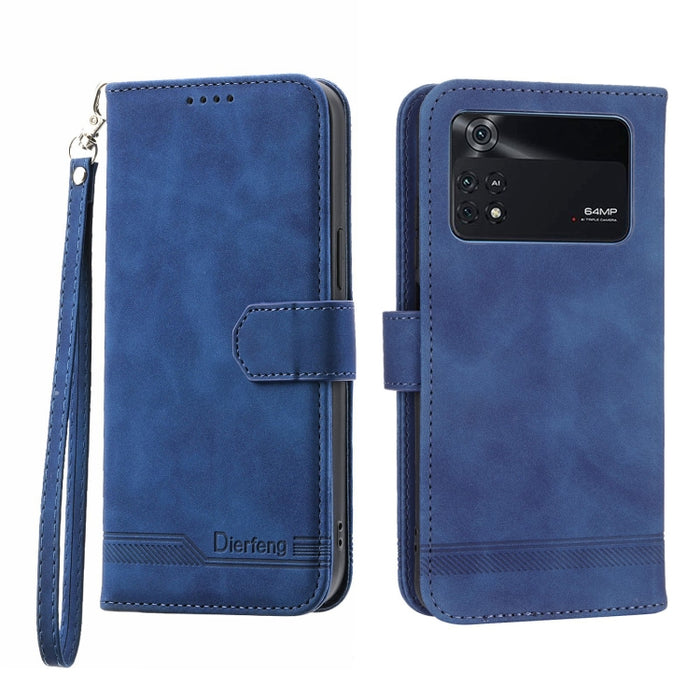 Funda de cuero para teléfono Dierfeng Dream Line, For Xiaomi Redmi 10 5G, For Xiaomi Redmi Note 10, For Xiaomi Redmi Note 10 Pro, For Xiaomi Poco M4 Pro 4G, For Xiaomi Poco X4 Pro 5G, For Xiaomi Redmi A1+, For Samsung Galaxy A04e, For Realme C20       ...