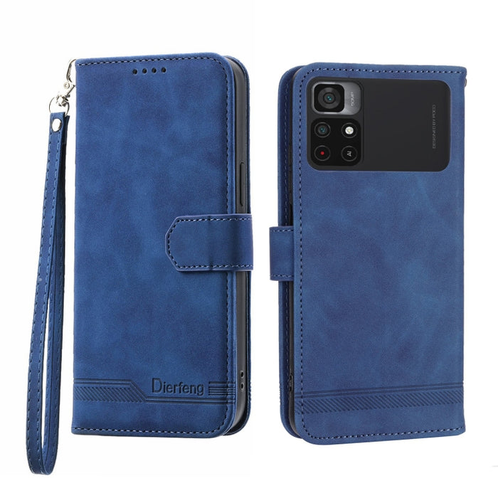 Funda de cuero para teléfono Dierfeng Dream Line, For Xiaomi Redmi 10 5G, For Xiaomi Redmi Note 10, For Xiaomi Redmi Note 10 Pro, For Xiaomi Poco M4 Pro 4G, For Xiaomi Poco X4 Pro 5G, For Xiaomi Redmi A1+, For Samsung Galaxy A04e, For Realme C20       ...
