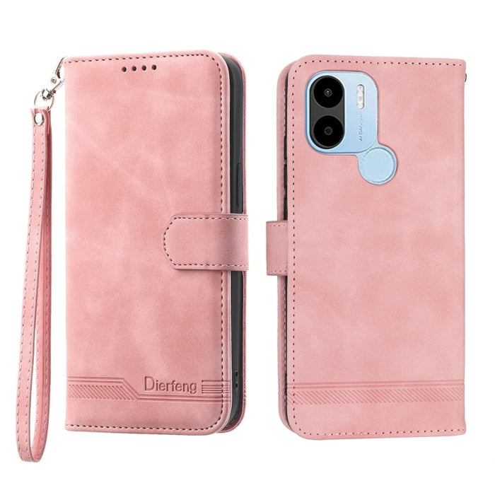 Funda de cuero para teléfono Dierfeng Dream Line, For Xiaomi Redmi 10 5G, For Xiaomi Redmi Note 10, For Xiaomi Redmi Note 10 Pro, For Xiaomi Poco M4 Pro 4G, For Xiaomi Poco X4 Pro 5G, For Xiaomi Redmi A1+, For Samsung Galaxy A04e, For Realme C20       ...