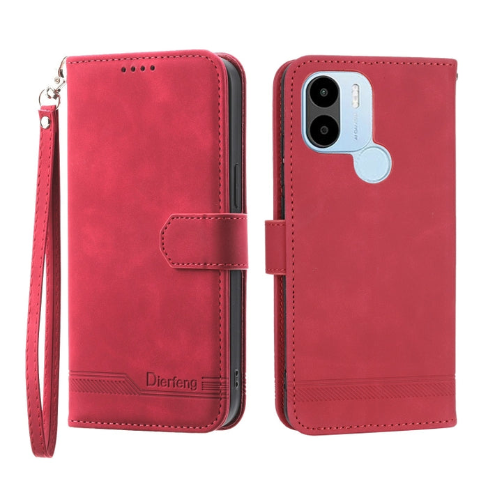 Funda de cuero para teléfono Dierfeng Dream Line, For Xiaomi Redmi 10 5G, For Xiaomi Redmi Note 10, For Xiaomi Redmi Note 10 Pro, For Xiaomi Poco M4 Pro 4G, For Xiaomi Poco X4 Pro 5G, For Xiaomi Redmi A1+, For Samsung Galaxy A04e, For Realme C20       ...