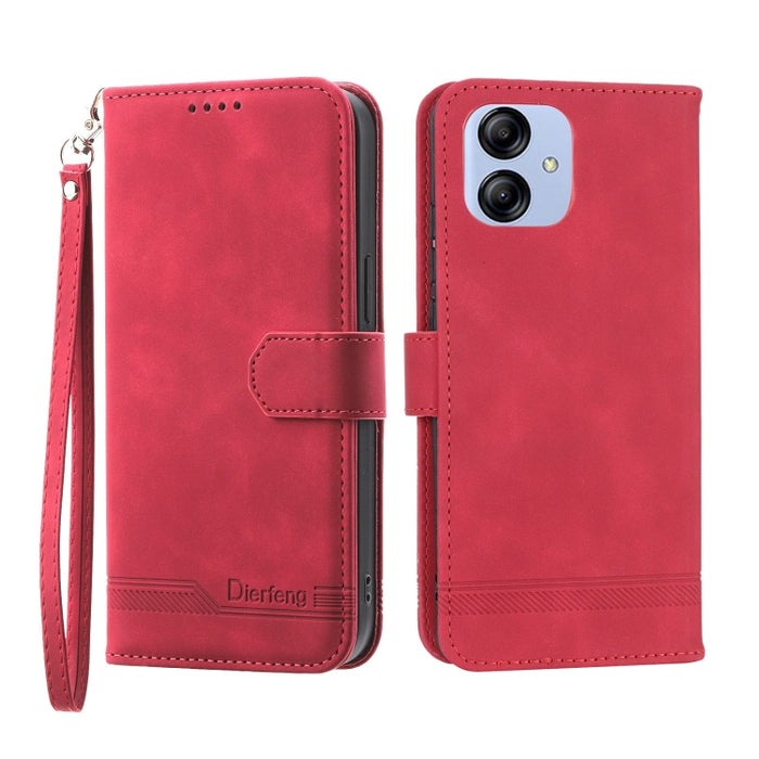 Funda de cuero para teléfono Dierfeng Dream Line, For Xiaomi Redmi 10 5G, For Xiaomi Redmi Note 10, For Xiaomi Redmi Note 10 Pro, For Xiaomi Poco M4 Pro 4G, For Xiaomi Poco X4 Pro 5G, For Xiaomi Redmi A1+, For Samsung Galaxy A04e, For Realme C20       ...