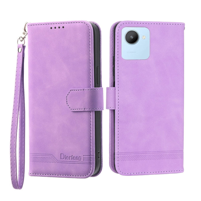 Funda de cuero para teléfono Dierfeng Dream Line, For Xiaomi Redmi 10 5G, For Xiaomi Redmi Note 10, For Xiaomi Redmi Note 10 Pro, For Xiaomi Poco M4 Pro 4G, For Xiaomi Poco X4 Pro 5G, For Xiaomi Redmi A1+, For Samsung Galaxy A04e, For Realme C20       ...