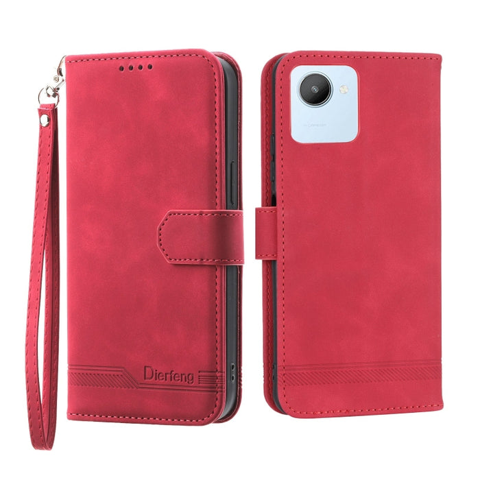 Funda de cuero para teléfono Dierfeng Dream Line, For Xiaomi Redmi 10 5G, For Xiaomi Redmi Note 10, For Xiaomi Redmi Note 10 Pro, For Xiaomi Poco M4 Pro 4G, For Xiaomi Poco X4 Pro 5G, For Xiaomi Redmi A1+, For Samsung Galaxy A04e, For Realme C20       ...