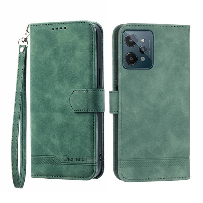 Funda de cuero para teléfono Dierfeng Dream Line, For Xiaomi Redmi 10 5G, For Xiaomi Redmi Note 10, For Xiaomi Redmi Note 10 Pro, For Xiaomi Poco M4 Pro 4G, For Xiaomi Poco X4 Pro 5G, For Xiaomi Redmi A1+, For Samsung Galaxy A04e, For Realme C20       ...