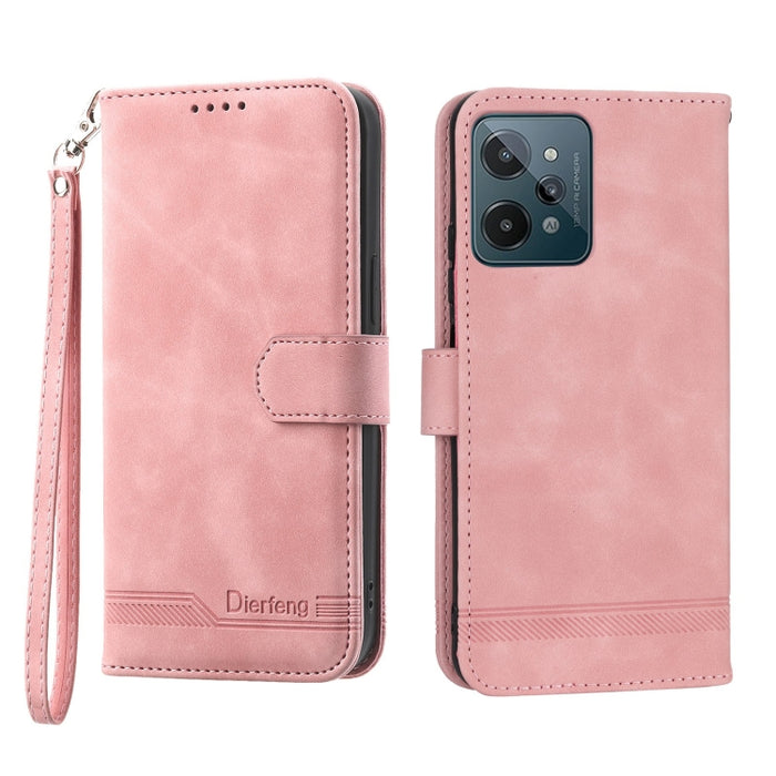 Funda de cuero para teléfono Dierfeng Dream Line, For Xiaomi Redmi 10 5G, For Xiaomi Redmi Note 10, For Xiaomi Redmi Note 10 Pro, For Xiaomi Poco M4 Pro 4G, For Xiaomi Poco X4 Pro 5G, For Xiaomi Redmi A1+, For Samsung Galaxy A04e, For Realme C20       ...