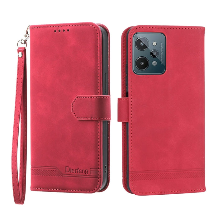 Funda de cuero para teléfono Dierfeng Dream Line, For Xiaomi Redmi 10 5G, For Xiaomi Redmi Note 10, For Xiaomi Redmi Note 10 Pro, For Xiaomi Poco M4 Pro 4G, For Xiaomi Poco X4 Pro 5G, For Xiaomi Redmi A1+, For Samsung Galaxy A04e, For Realme C20       ...