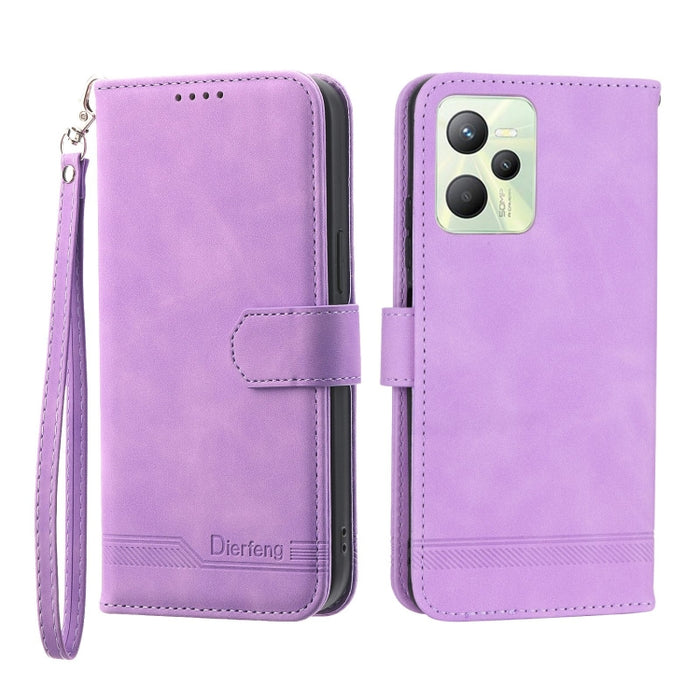 Funda de cuero para teléfono Dierfeng Dream Line, For Xiaomi Redmi 10 5G, For Xiaomi Redmi Note 10, For Xiaomi Redmi Note 10 Pro, For Xiaomi Poco M4 Pro 4G, For Xiaomi Poco X4 Pro 5G, For Xiaomi Redmi A1+, For Samsung Galaxy A04e, For Realme C20       ...