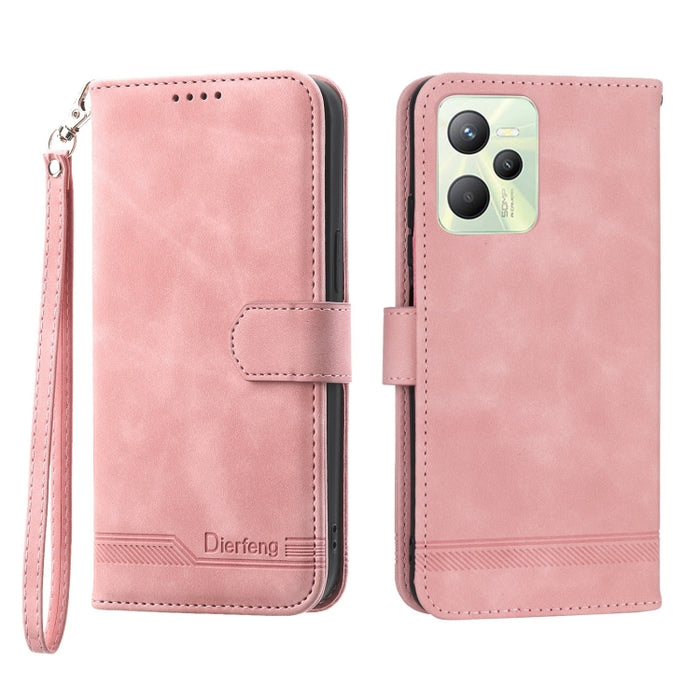 Funda de cuero para teléfono Dierfeng Dream Line, For Xiaomi Redmi 10 5G, For Xiaomi Redmi Note 10, For Xiaomi Redmi Note 10 Pro, For Xiaomi Poco M4 Pro 4G, For Xiaomi Poco X4 Pro 5G, For Xiaomi Redmi A1+, For Samsung Galaxy A04e, For Realme C20       ...