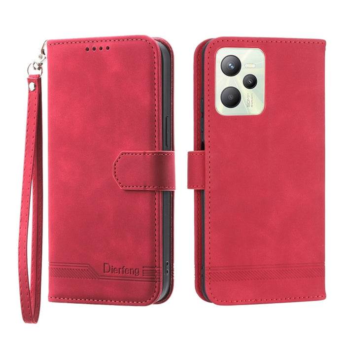 Funda de cuero para teléfono Dierfeng Dream Line, For Xiaomi Redmi 10 5G, For Xiaomi Redmi Note 10, For Xiaomi Redmi Note 10 Pro, For Xiaomi Poco M4 Pro 4G, For Xiaomi Poco X4 Pro 5G, For Xiaomi Redmi A1+, For Samsung Galaxy A04e, For Realme C20       ...