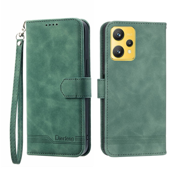 Funda de cuero para teléfono Dierfeng Dream Line, For Xiaomi Redmi 10 5G, For Xiaomi Redmi Note 10, For Xiaomi Redmi Note 10 Pro, For Xiaomi Poco M4 Pro 4G, For Xiaomi Poco X4 Pro 5G, For Xiaomi Redmi A1+, For Samsung Galaxy A04e, For Realme C20       ...