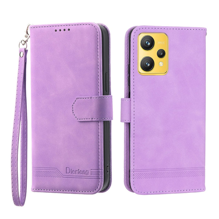 Funda de cuero para teléfono Dierfeng Dream Line, For Xiaomi Redmi 10 5G, For Xiaomi Redmi Note 10, For Xiaomi Redmi Note 10 Pro, For Xiaomi Poco M4 Pro 4G, For Xiaomi Poco X4 Pro 5G, For Xiaomi Redmi A1+, For Samsung Galaxy A04e, For Realme C20       ...