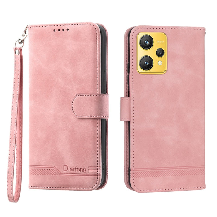 Funda de cuero para teléfono Dierfeng Dream Line, For Xiaomi Redmi 10 5G, For Xiaomi Redmi Note 10, For Xiaomi Redmi Note 10 Pro, For Xiaomi Poco M4 Pro 4G, For Xiaomi Poco X4 Pro 5G, For Xiaomi Redmi A1+, For Samsung Galaxy A04e, For Realme C20       ...