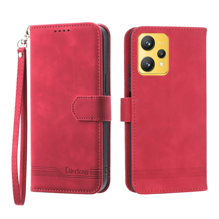 Funda de cuero para teléfono Dierfeng Dream Line, For Xiaomi Redmi 10 5G, For Xiaomi Redmi Note 10, For Xiaomi Redmi Note 10 Pro, For Xiaomi Poco M4 Pro 4G, For Xiaomi Poco X4 Pro 5G, For Xiaomi Redmi A1+, For Samsung Galaxy A04e, For Realme C20       ...