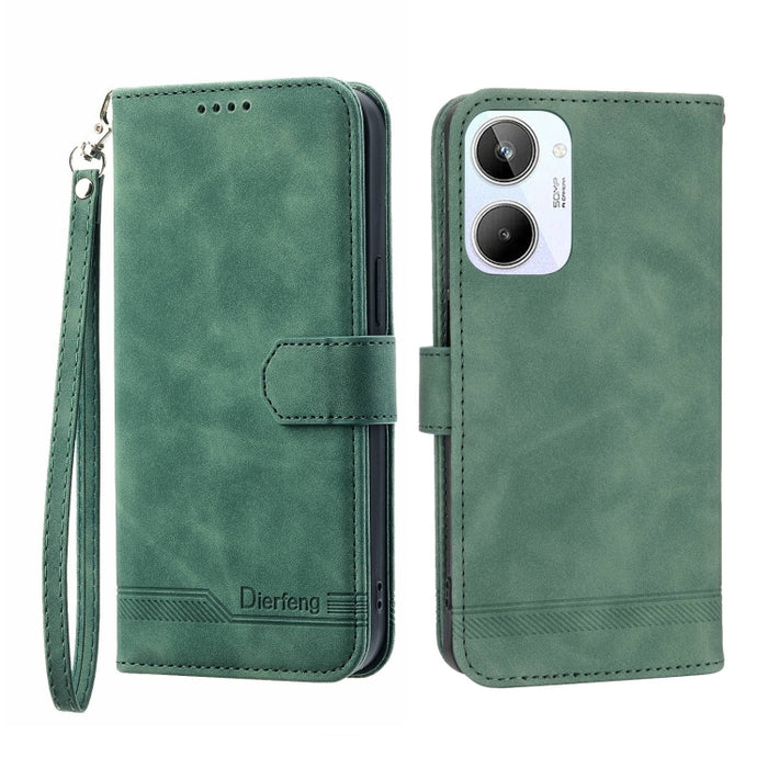 Funda de cuero para teléfono Dierfeng Dream Line, For Xiaomi Redmi 10 5G, For Xiaomi Redmi Note 10, For Xiaomi Redmi Note 10 Pro, For Xiaomi Poco M4 Pro 4G, For Xiaomi Poco X4 Pro 5G, For Xiaomi Redmi A1+, For Samsung Galaxy A04e, For Realme C20       ...