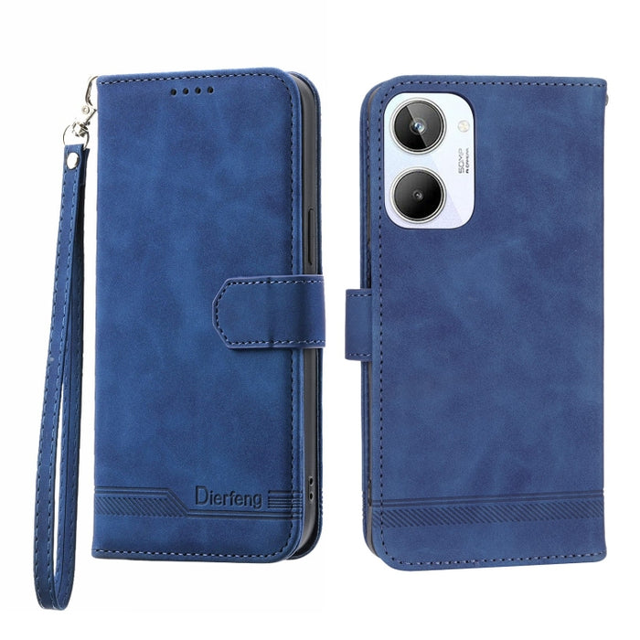 Funda de cuero para teléfono Dierfeng Dream Line, For Xiaomi Redmi 10 5G, For Xiaomi Redmi Note 10, For Xiaomi Redmi Note 10 Pro, For Xiaomi Poco M4 Pro 4G, For Xiaomi Poco X4 Pro 5G, For Xiaomi Redmi A1+, For Samsung Galaxy A04e, For Realme C20       ...