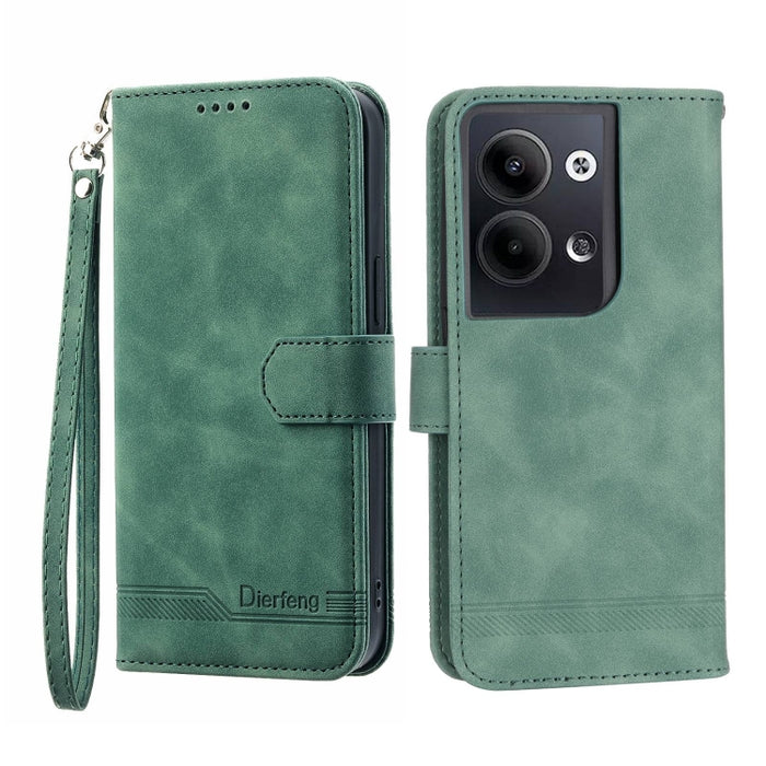 Funda de cuero para teléfono Dierfeng Dream Line, For Xiaomi Redmi 10 5G, For Xiaomi Redmi Note 10, For Xiaomi Redmi Note 10 Pro, For Xiaomi Poco M4 Pro 4G, For Xiaomi Poco X4 Pro 5G, For Xiaomi Redmi A1+, For Samsung Galaxy A04e, For Realme C20       ...