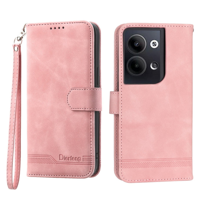 Funda de cuero para teléfono Dierfeng Dream Line, For Xiaomi Redmi 10 5G, For Xiaomi Redmi Note 10, For Xiaomi Redmi Note 10 Pro, For Xiaomi Poco M4 Pro 4G, For Xiaomi Poco X4 Pro 5G, For Xiaomi Redmi A1+, For Samsung Galaxy A04e, For Realme C20       ...