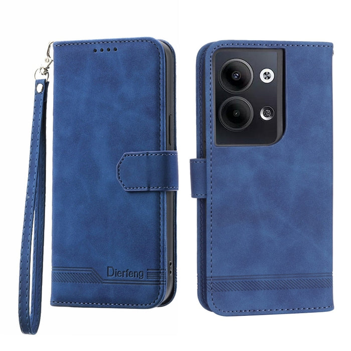 Funda de cuero para teléfono Dierfeng Dream Line, For Xiaomi Redmi 10 5G, For Xiaomi Redmi Note 10, For Xiaomi Redmi Note 10 Pro, For Xiaomi Poco M4 Pro 4G, For Xiaomi Poco X4 Pro 5G, For Xiaomi Redmi A1+, For Samsung Galaxy A04e, For Realme C20       ...