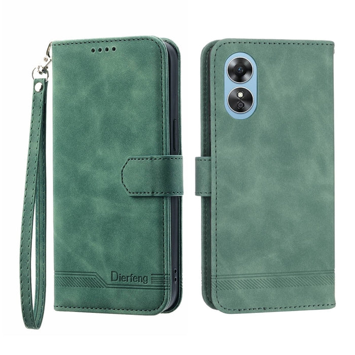 Funda de cuero para teléfono Dierfeng Dream Line, For Xiaomi Redmi 10 5G, For Xiaomi Redmi Note 10, For Xiaomi Redmi Note 10 Pro, For Xiaomi Poco M4 Pro 4G, For Xiaomi Poco X4 Pro 5G, For Xiaomi Redmi A1+, For Samsung Galaxy A04e, For Realme C20       ...