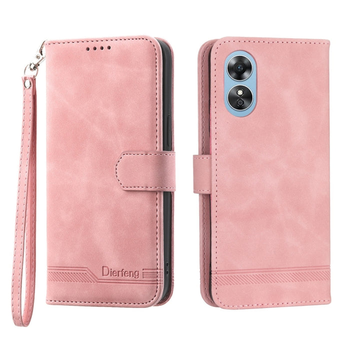 Funda de cuero para teléfono Dierfeng Dream Line, For Xiaomi Redmi 10 5G, For Xiaomi Redmi Note 10, For Xiaomi Redmi Note 10 Pro, For Xiaomi Poco M4 Pro 4G, For Xiaomi Poco X4 Pro 5G, For Xiaomi Redmi A1+, For Samsung Galaxy A04e, For Realme C20       ...
