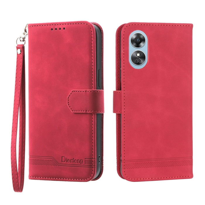 Funda de cuero para teléfono Dierfeng Dream Line, For Xiaomi Redmi 10 5G, For Xiaomi Redmi Note 10, For Xiaomi Redmi Note 10 Pro, For Xiaomi Poco M4 Pro 4G, For Xiaomi Poco X4 Pro 5G, For Xiaomi Redmi A1+, For Samsung Galaxy A04e, For Realme C20       ...