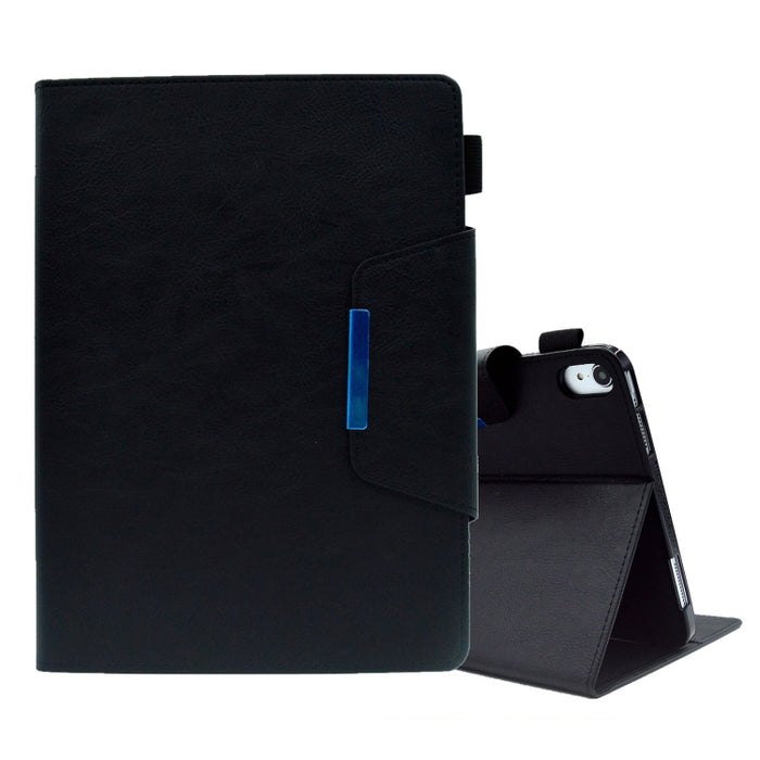 Estuche para tableta de cuero con cierre magnético y textura cruzada de gamuza, For iPad 10th Gen 10.9 2022, For iPad Pro 11 2022/Air 10.9 2022, For iPad 10.2 2020&2019 / Air 10.5, For iPad mini 2024 / mini 6, For iPad mini 5 / 4 / 3 / 2 / 1           ...
