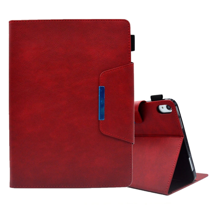 Estuche para tableta de cuero con cierre magnético y textura cruzada de gamuza, For iPad 10th Gen 10.9 2022, For iPad Pro 11 2022/Air 10.9 2022, For iPad 10.2 2020&2019 / Air 10.5, For iPad mini 2024 / mini 6, For iPad mini 5 / 4 / 3 / 2 / 1           ...