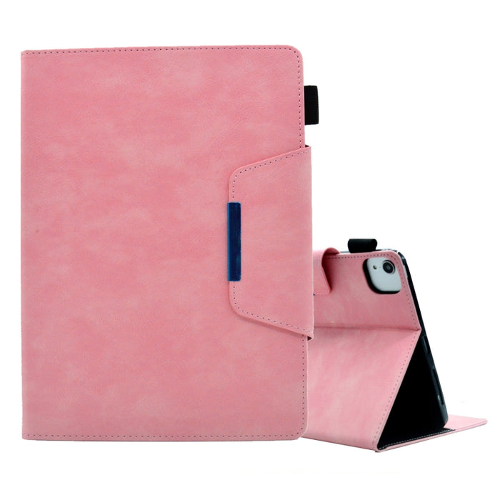 Estuche para tableta de cuero con cierre magnético y textura cruzada de gamuza, For iPad 10th Gen 10.9 2022, For iPad Pro 11 2022/Air 10.9 2022, For iPad 10.2 2020&2019 / Air 10.5, For iPad mini 2024 / mini 6, For iPad mini 5 / 4 / 3 / 2 / 1           ...