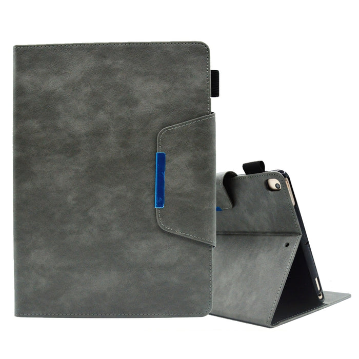 Estuche para tableta de cuero con cierre magnético y textura cruzada de gamuza, For iPad 10th Gen 10.9 2022, For iPad Pro 11 2022/Air 10.9 2022, For iPad 10.2 2020&2019 / Air 10.5, For iPad mini 2024 / mini 6, For iPad mini 5 / 4 / 3 / 2 / 1           ...